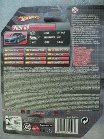 Rear View 2010 Speed Machines Audi R8
