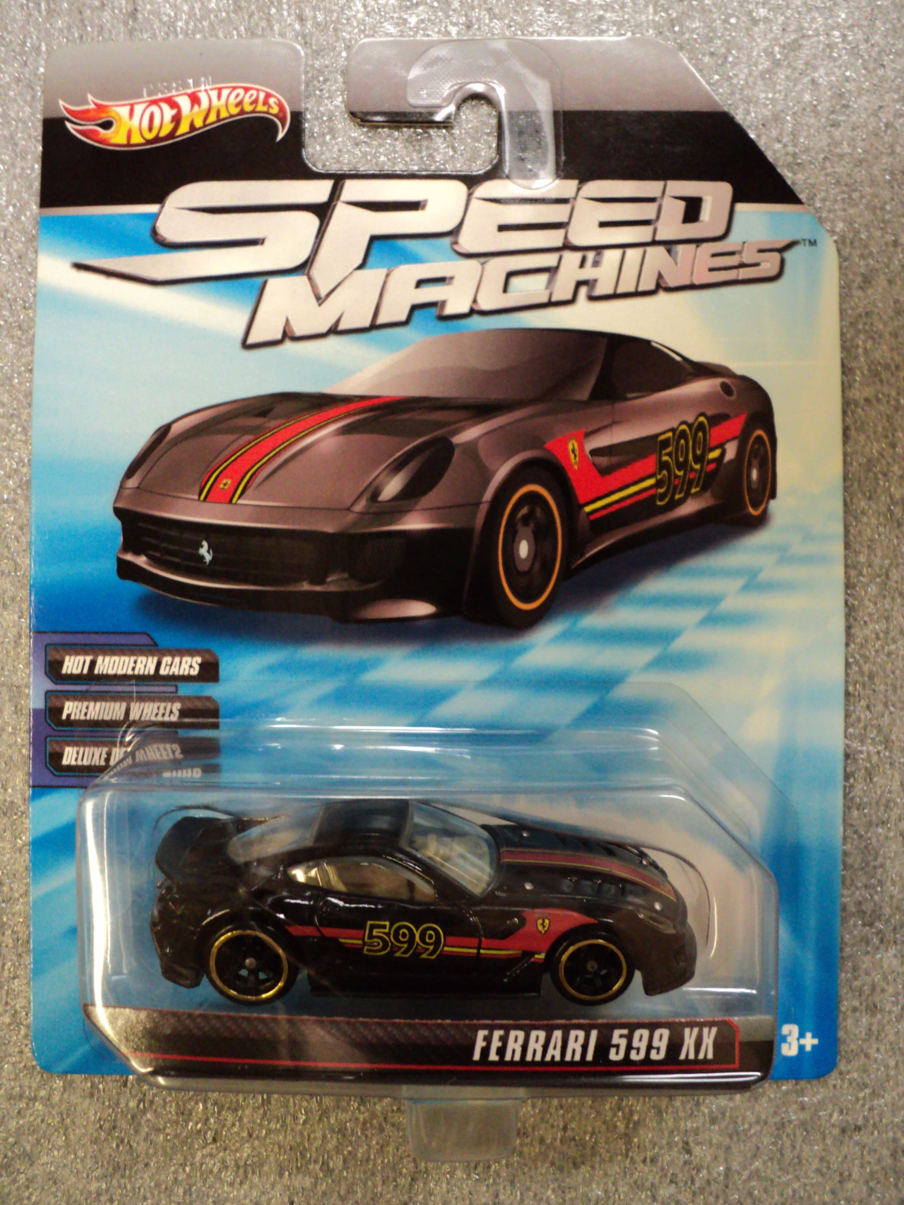 Hot Wheels 2010 Speed Machines Ferrari 599XX Black