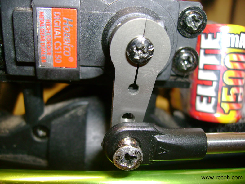 Racers Edge Servo Arm Attached