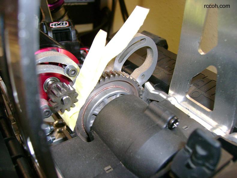 Paper trick for setting gear mesh