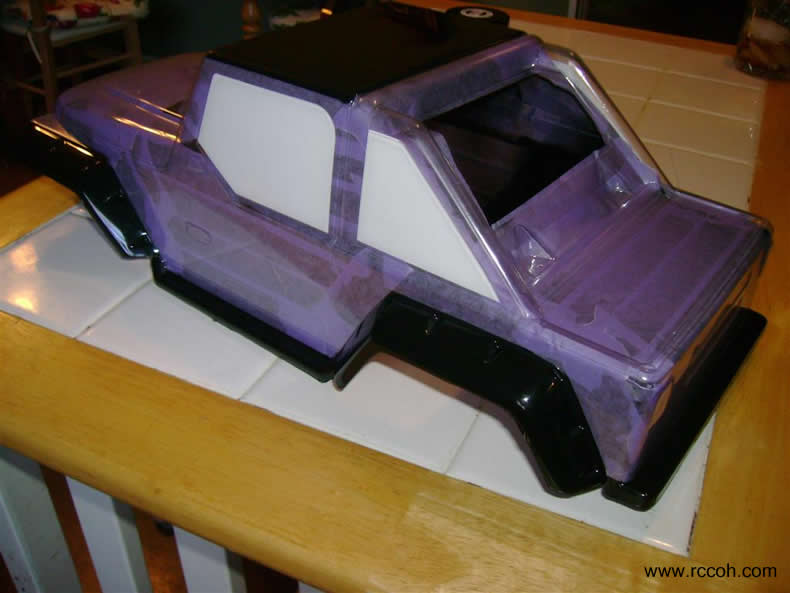 Black RC paint PS5