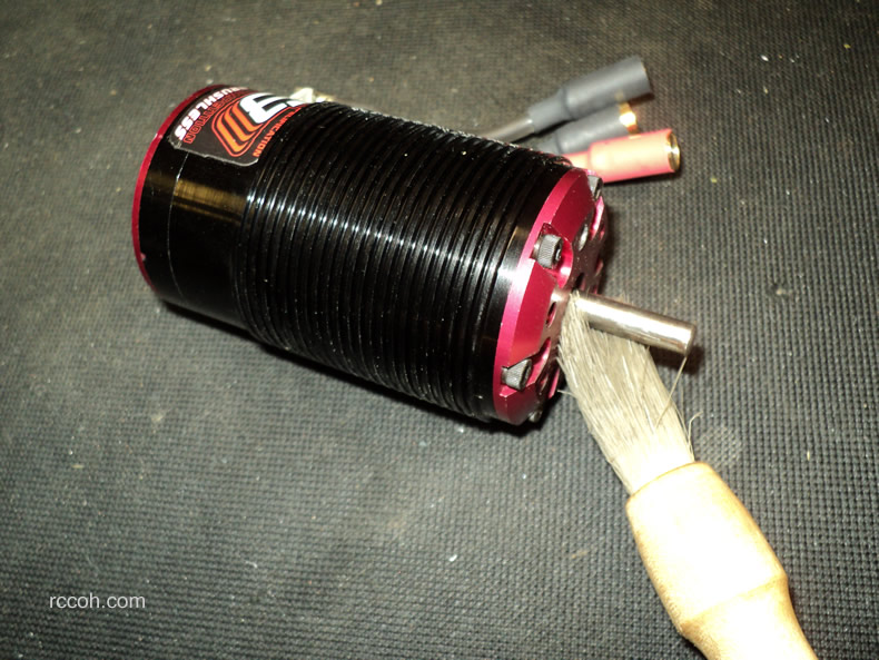 Clean Outisde of Brushless Motor