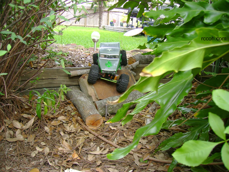 Backyard Trail and Rock Garden
